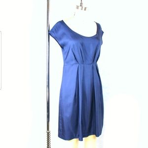 Barneys New York Midnight Blue Midi Dress